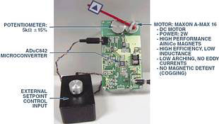Figure 5. Sample motor control system using discrete components